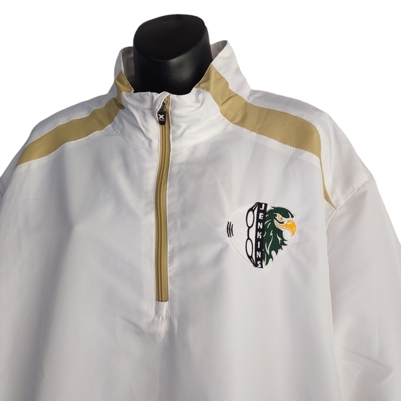 X Grain Men's White Pullover Windbreaker Jacket Size L - Picture 3 of 7